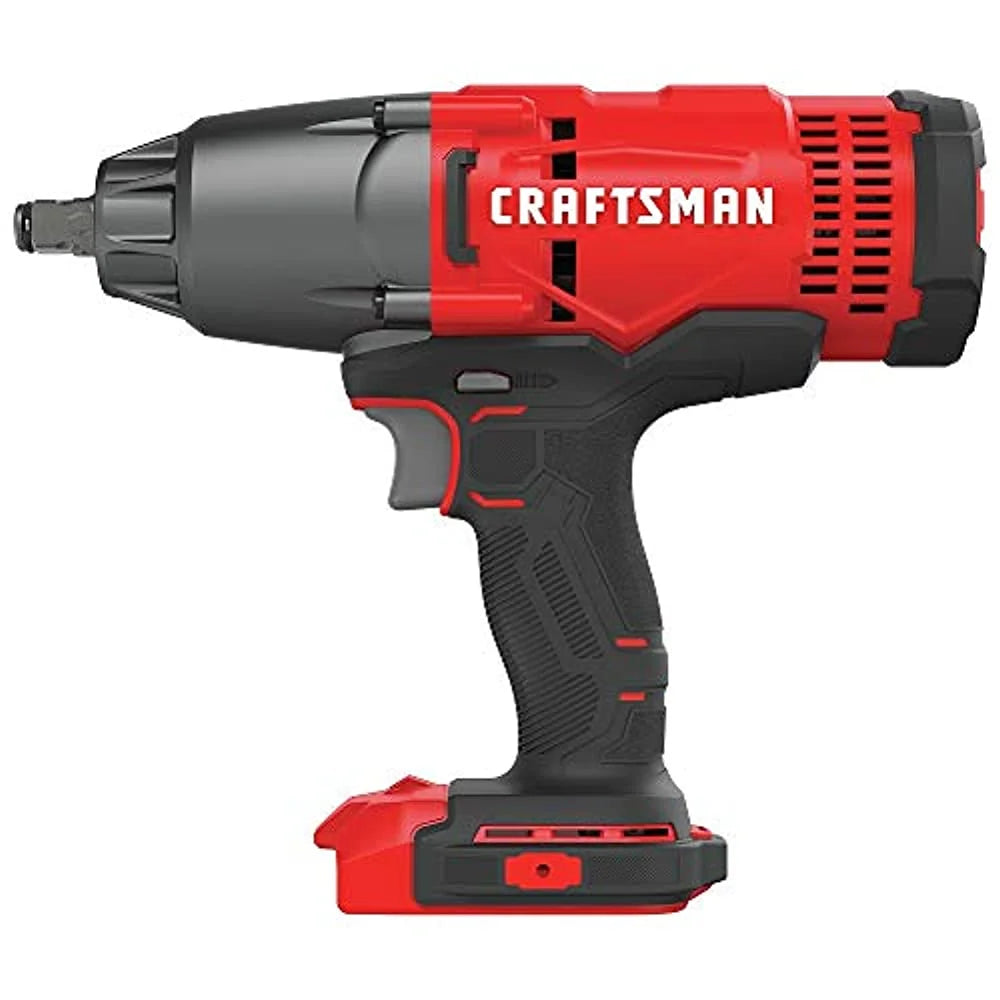 CRAFTSMAN V20 Cordless Impact Wrench, 1/2 inch, Bare Tool Only (CMCF900B)