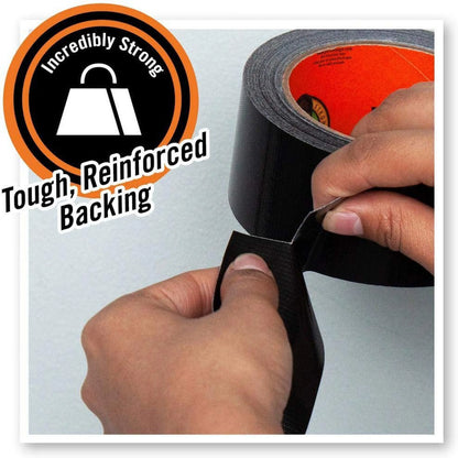 Gorilla 1.88 in. x 12 yd. Black Tape 10-Pack