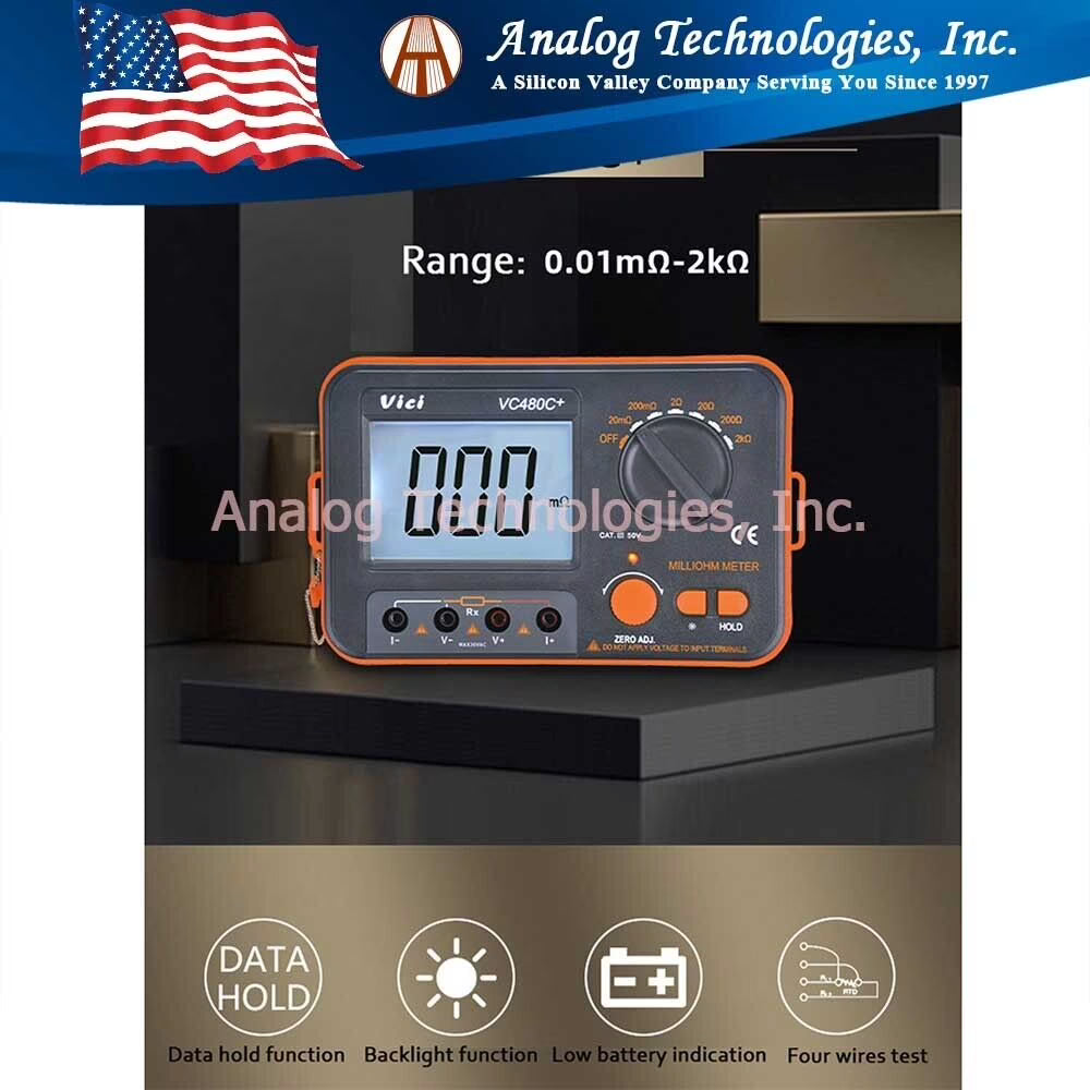VC480C+ 3 1/2 Multimeter Digital Milliohmmeter