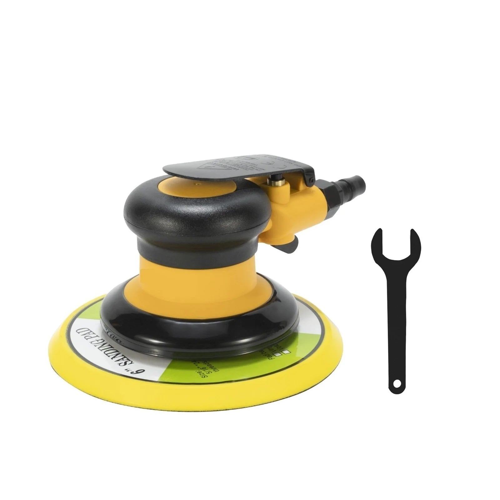 Pneumatic Air Sander Polisher 6'' 150mm Car Paint Care Tool Polishing Random Orbital Palm Machine Wood Working Grinder ,Low Vibration