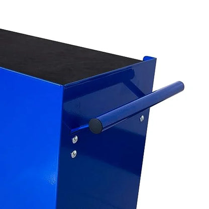 Rolling Garage Workshop Tool Organizer 5 Drawer Tool Chest, Tool Storage Cabinet for Garage Storage with 4 Wheels and Locking System, Blue