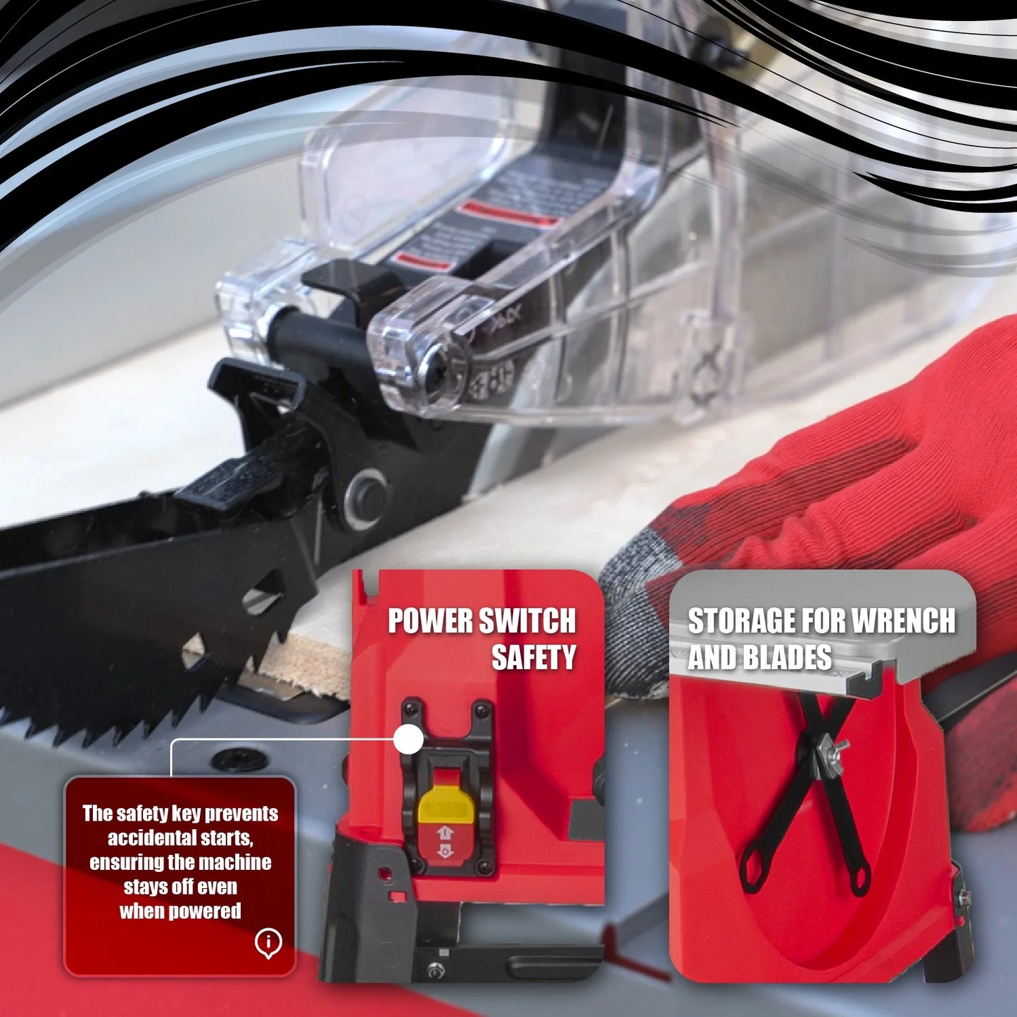PROMAKER 10 Inch Table Saw, 15.5-Amp 5000RPM, Table Saw for Woodworking with Miter Gauge Scale, 0-45o Bevel Cuts and Straight Cuts at 90o, Includes Saw and 2 year warranty