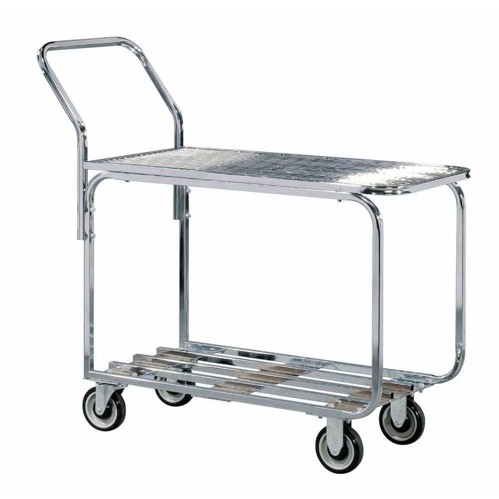 Hubert Stock Cart Plated Steel Wire - 36" L x 18 1/2"W x 40 1/2"H