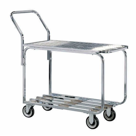 Hubert Stock Cart Plated Steel Wire - 36" L x 18 1/2"W x 40 1/2"H