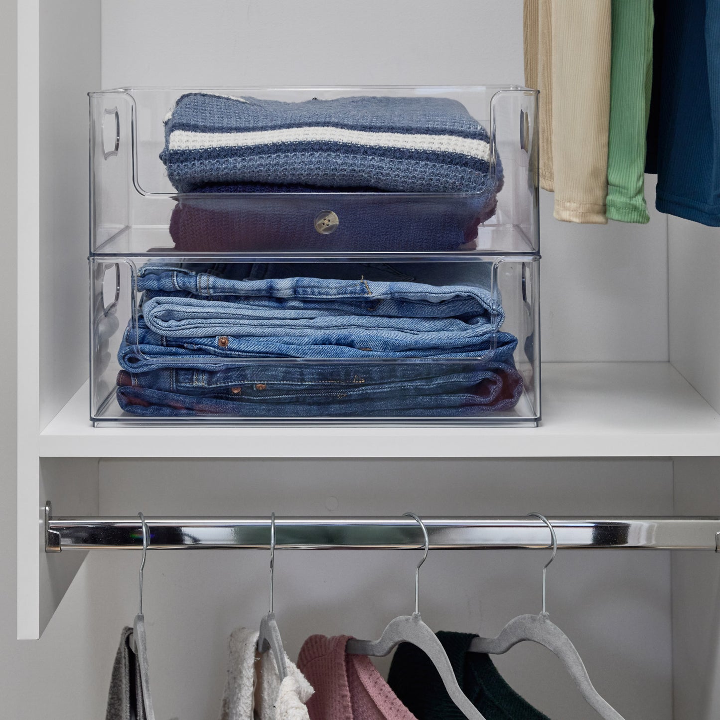 Clearly Open Front Closet Storage Bin 16' x 10' x 6'
