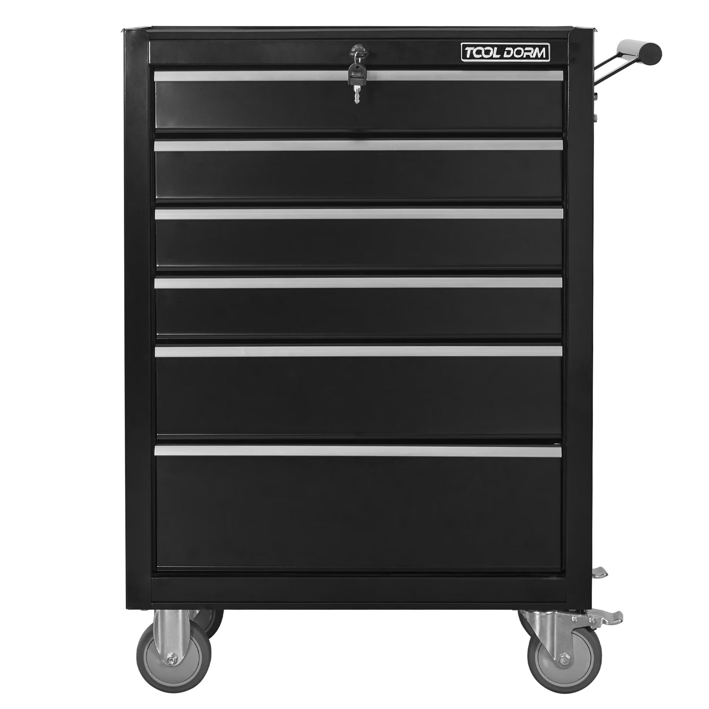 Tool Cabinet Tool Cart 24.2inch with 7 Drawers and Wheels, Metal Rolling Tool Box Locked Drawers Storage Organizer Cabinet for Garage, Warehouse, Repair Shop, Workshop, Brand