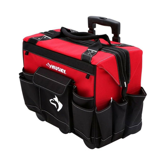 Husky Rolling Tool Bags, Black, 18"