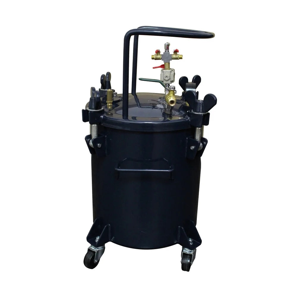 California Air Tools CAT-365C 5 Gallon 80 PSI Oil-Free Vertical Dolly Pressure Pot