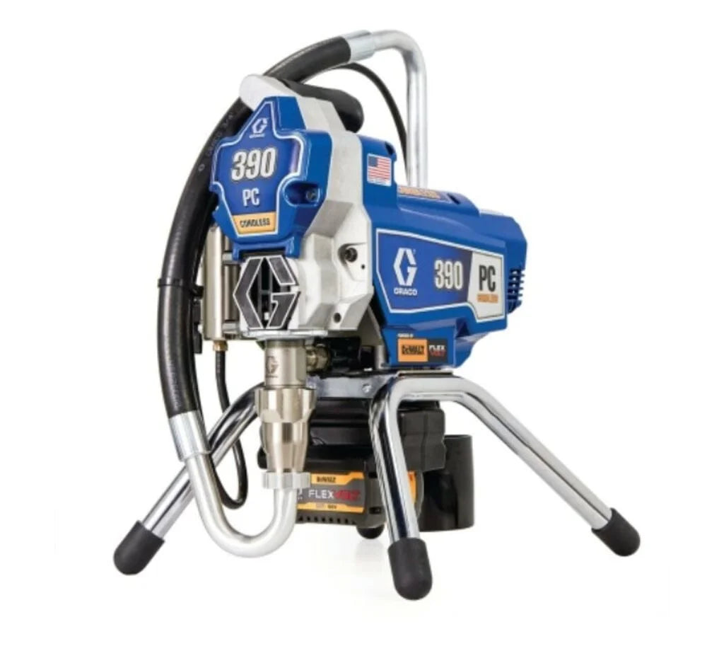 Graco 390 Pc Airless Paint Sprayer Cordless Kit With Stand