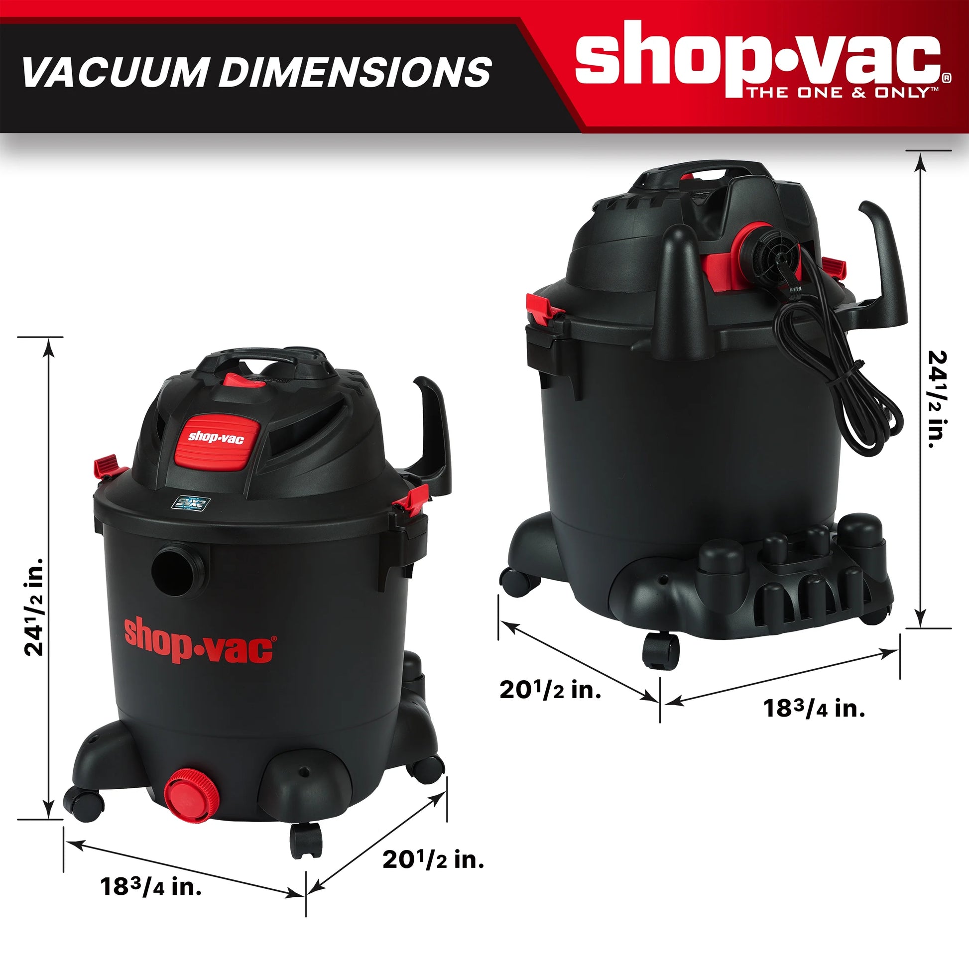 Shop-Vac 12 Gallon 5.5 PHP Wet Dry Vacuum (w/SVX2 Technology)