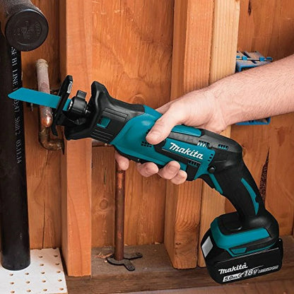 Makita LXT Cordless Compact Recipro Saw Kit 5.0Ah Lithium-Ion 18V 0-3000 RPM