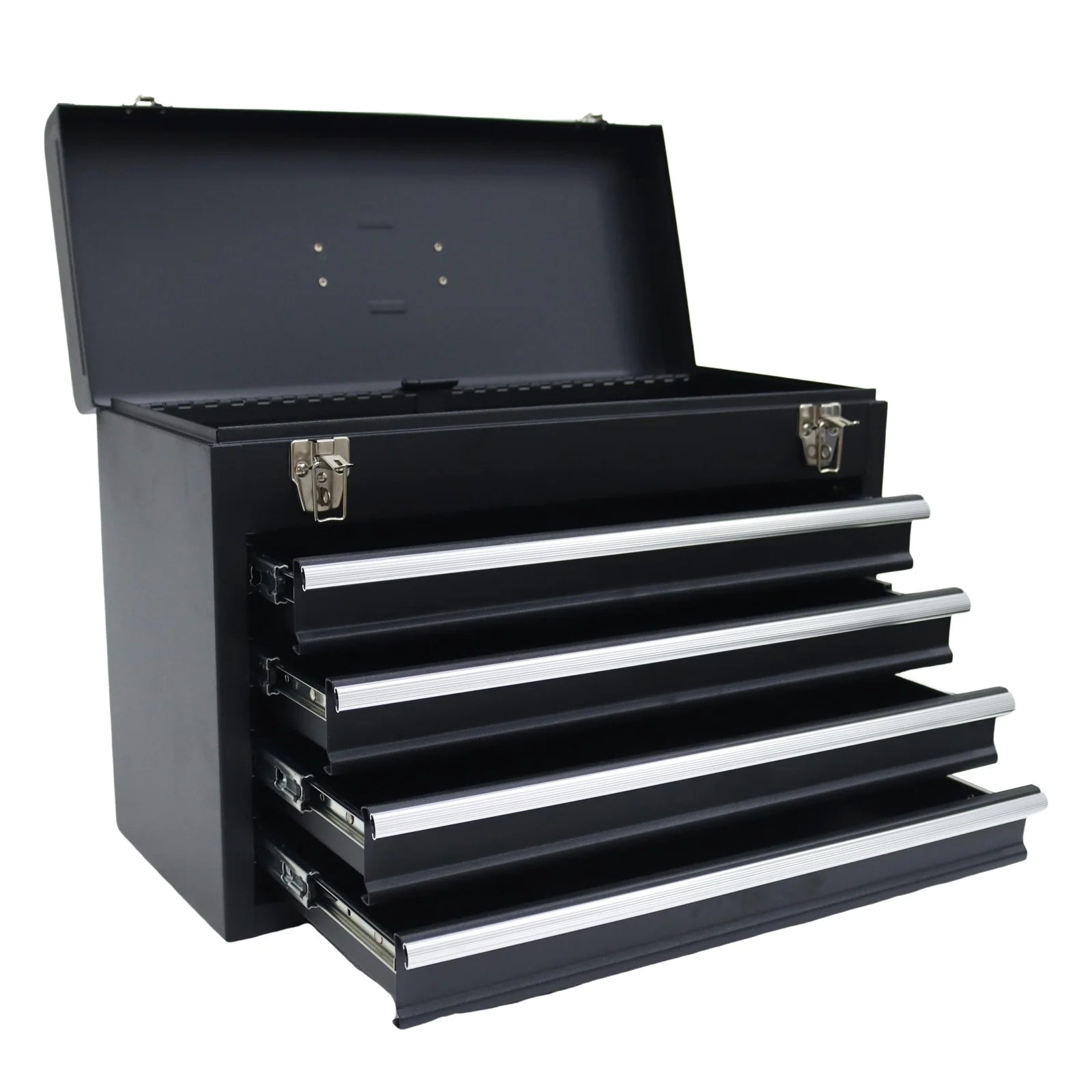 TECHTONGDA 4 Drawer Tool Box Portable Hardware Household Multi-Functional Toolbox with Lock