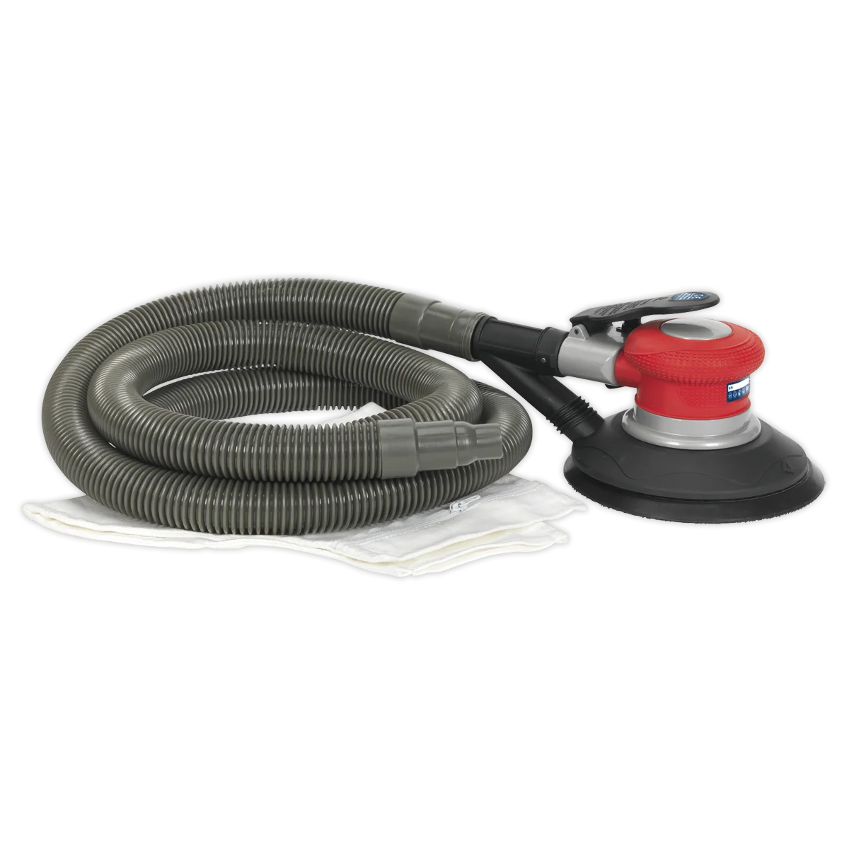 Sealey Gsa06 Air Palm Random Orbital Sander ?150Mm Dust-Free Self-Contained