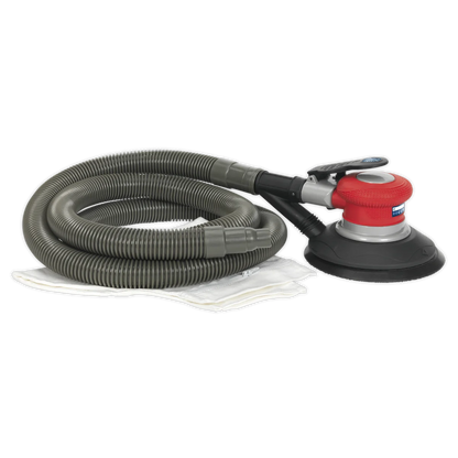 Sealey Gsa06 Air Palm Random Orbital Sander ?150Mm Dust-Free Self-Contained