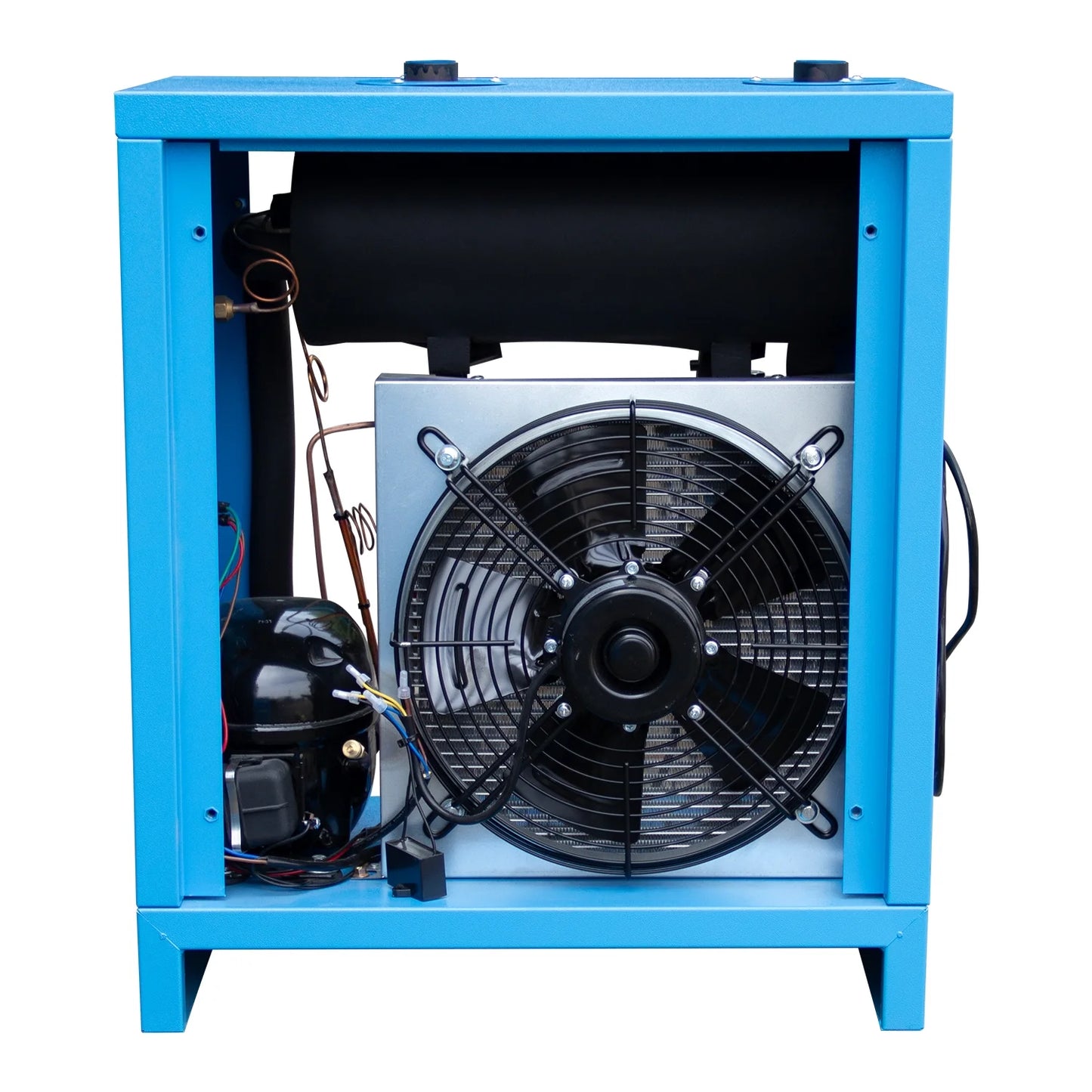 HPDMC Industrial Heavy Duty Refrigerated Air Dryer, 70 CFM, 0.75 KW, 110V For 15HP-20HP Rotary Screw Compressors, R134a Cooling System, Removes Moisture, Oil, Dust for Workshops, Factories, CNC