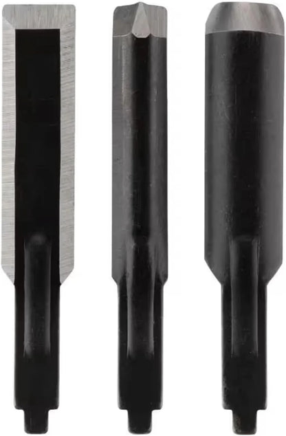 Power Carver Bundle with Ryobi Carver and Buho Tool Pouch, USB Lithium 2.0 Ah Battery and Charging Cable - Wood Carving Tool - Includes Straight Chisel, U-Gouge and V-Gouge Blades