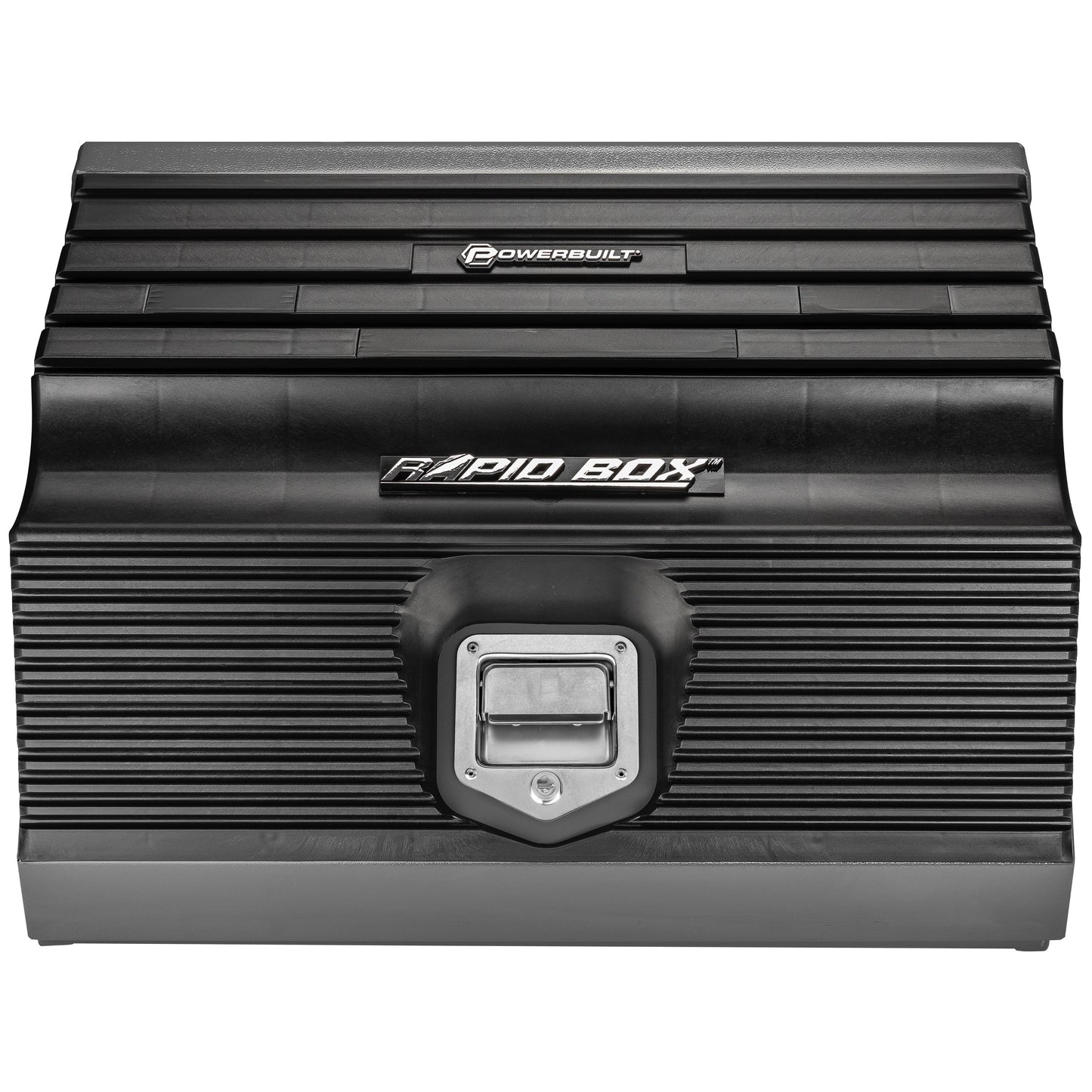 Powerbuilt 26 Inch Rapid Box Portable Slant Front Tool Box - Gray - 240111