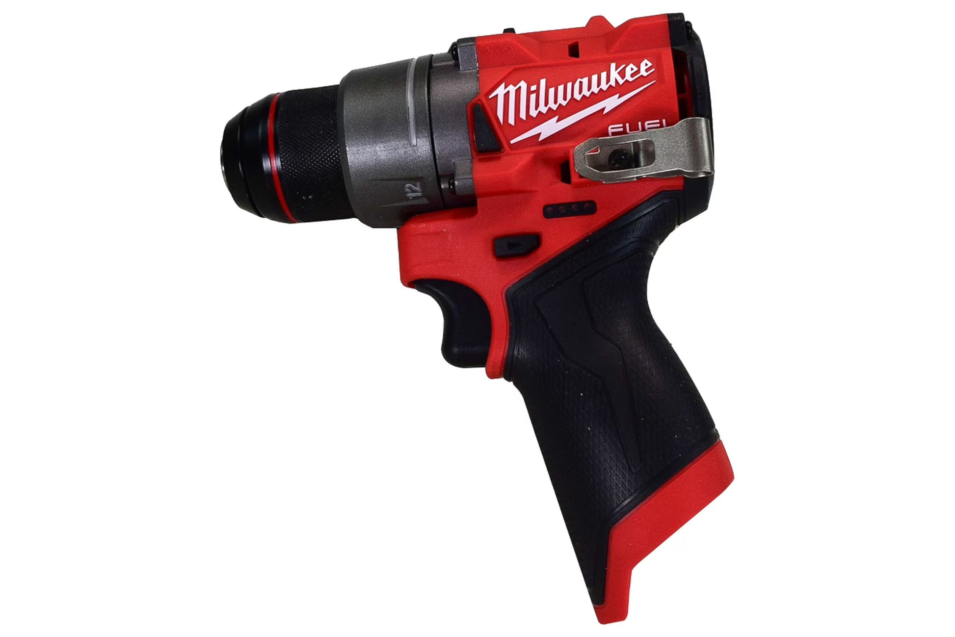 Milwaukee M12 FUEL 12V Lithium-Ion Brushless Cordless 1/2" Drill/Driver, 400 in-lbs Torque, 1,700 RPM, Compact, Lightweight Power for Drilling and Fastening-Tool Only (3403-20)
