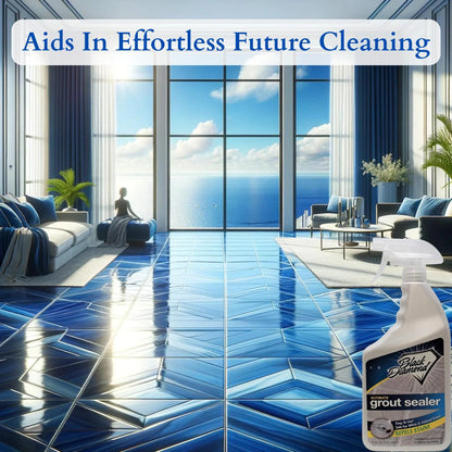 Black diamond stoneworks ultimate grout sealer: stain sealant protector for tile, marble, floors, showers and countertops.