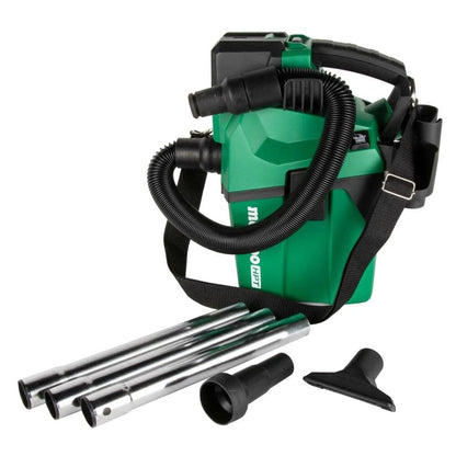 Metabo HPT 18V Cordless Wet/Dry Vacuum, 1.6 Gallon HEPA Filter Vacuum, Powerful 74 CFM Airflow, 8 ft. of Stretchable Hose, Eco and Boost Modes, Lightweight Design, Tool Body Only, RP18DAQ4