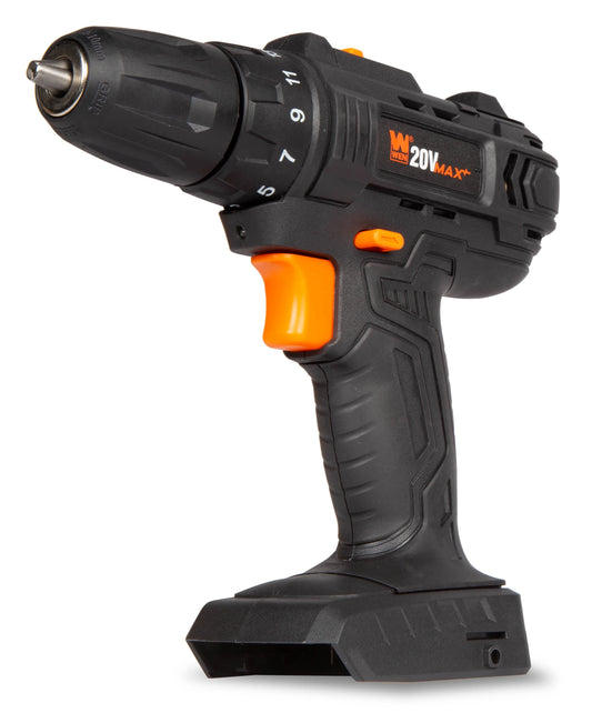 WEN 20V Max Cordless Drill, Brushless Compact Impact Driver, and LED Torch Flashlight Combo Kit w/2Ah Battery and Charger (20VK3DDL)