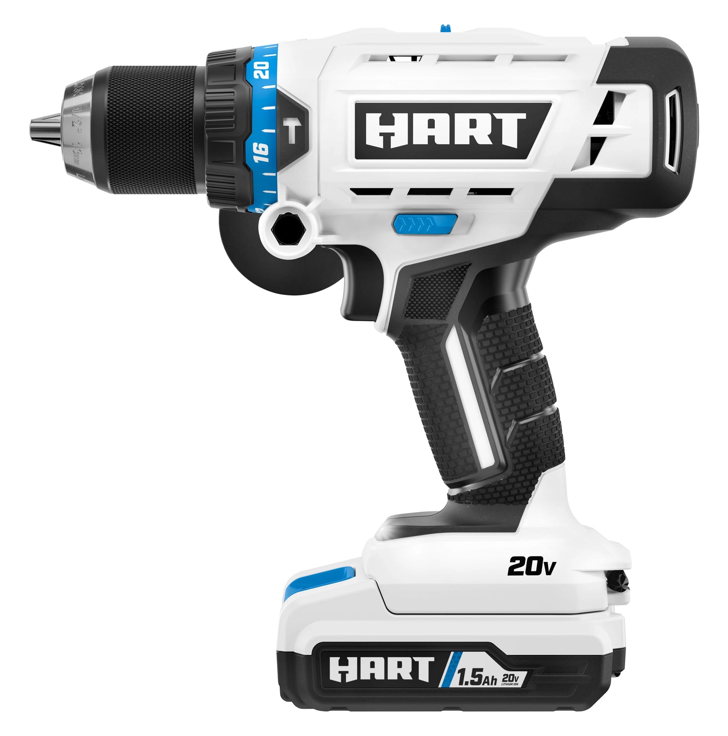 HART 20-Volt 1/2-inch Cordless Hammer Drill Kit, Gen2