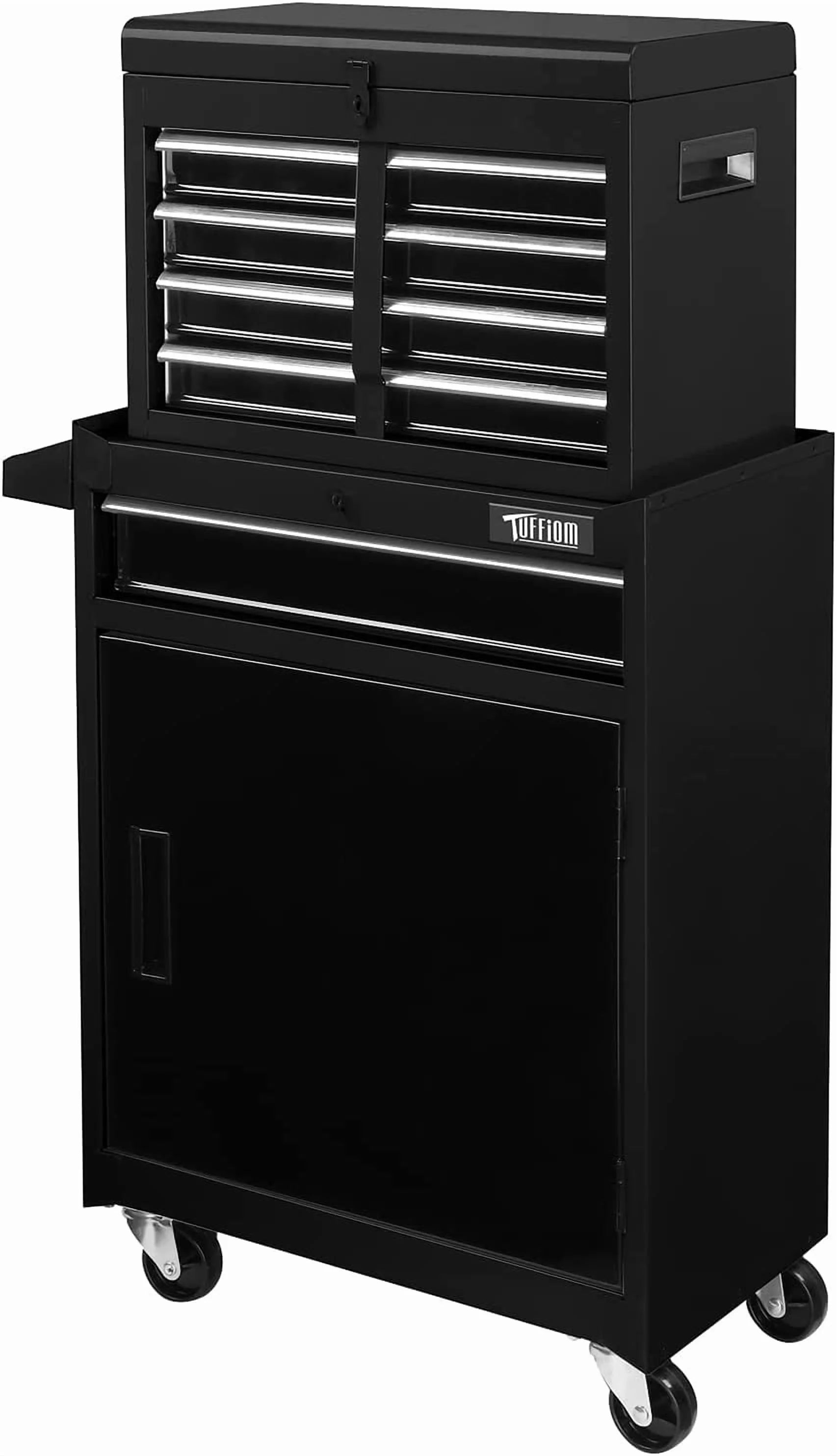 TUFFIOM 5-Drawer Rolling Tool Chest, Tool Storage Cabinet with Adjustable Shelf, Tool Organizer Box