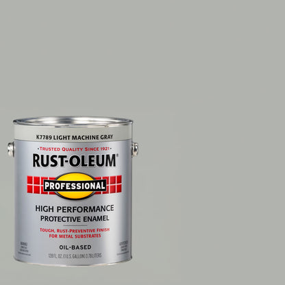 2 Pack, Light Machine Gray (400 Voc), Rust-Oleum Professional High Performance Gloss Protective Enamel Paint- Gallon