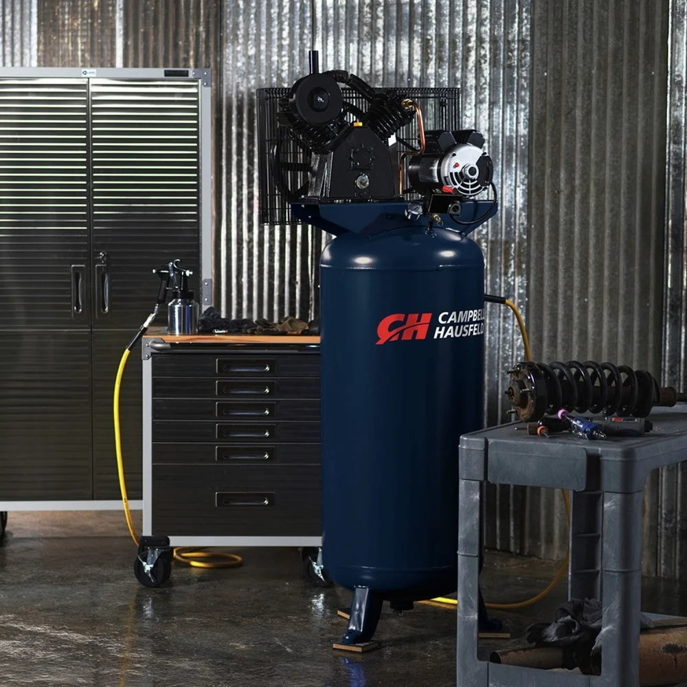 Campbell Hausfeld XC602100.COM 3.7 HP 60 Gallon 2-Stage Oil-Lube Electric Vertical Air Compressor