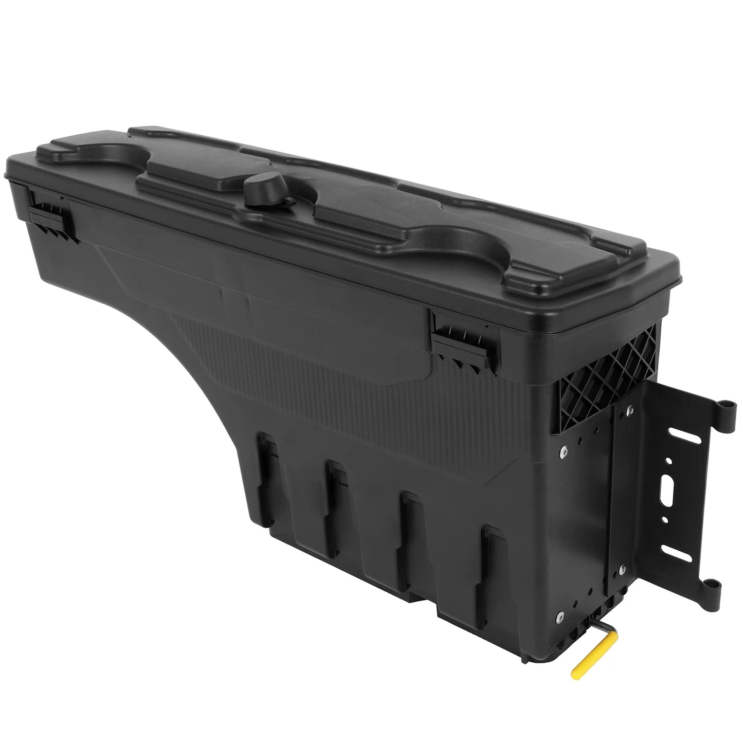 CCIYU 2Pcs Lockable Truck Bed Storage Tool Boxes Compatible for Jeep for Gladiator 2020 2021 2022 2023 Black Tool Box Drawer Set, Rear Wheel Well Toolbox (Driver Side & Passenger Side)