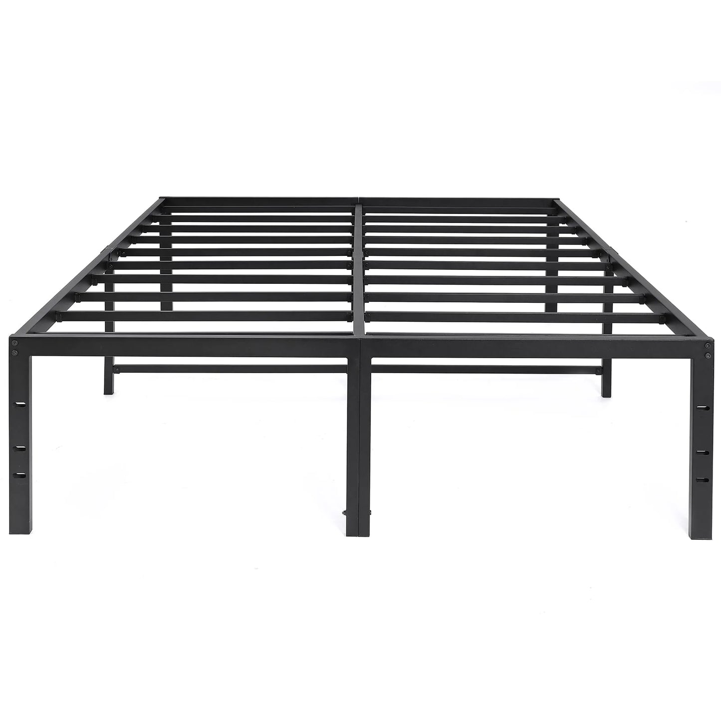 Lusimo Queen Bed Frame Heavy Duty Anti-Slip Support Metal Platform Bed Frame Queen Size with 16" Large Under Bed Storage Space Easy Lock Assembly