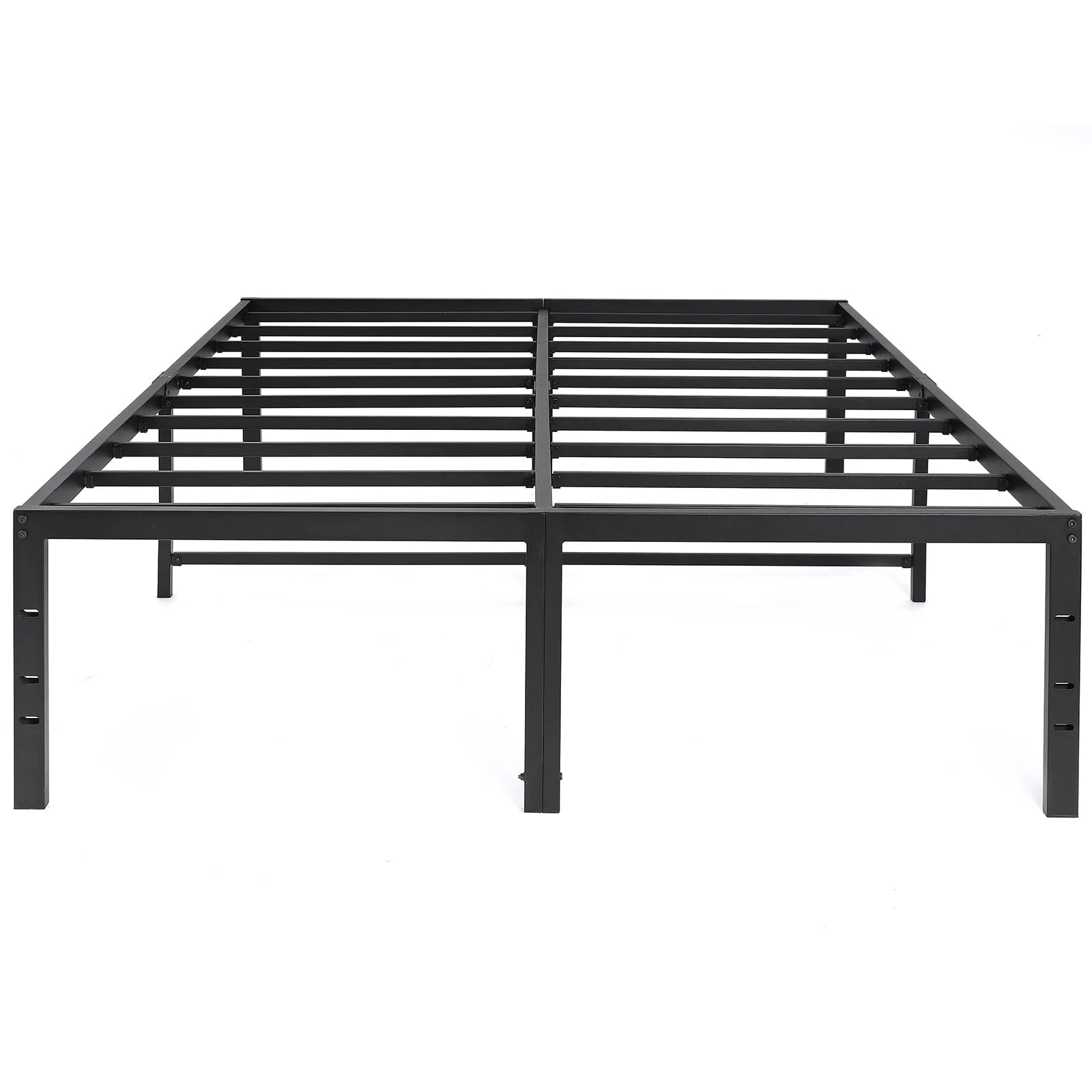 Lusimo Queen Bed Frame Heavy Duty Anti-Slip Support Metal Platform Bed Frame Queen Size with 16" Large Under Bed Storage Space Easy Lock Assembly