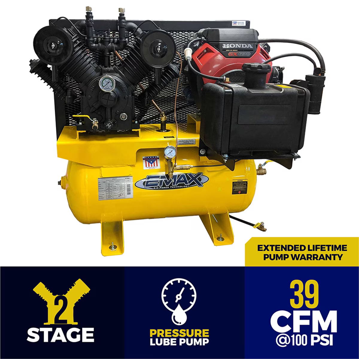 Emax Compressor Stationary Electric Air Compressor