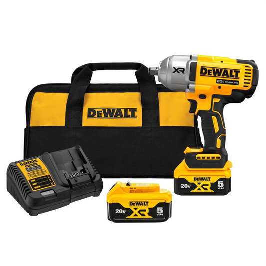 DeWalt DCF900P2 DCB115 20V, 1/2" Cordless Impact Wrench 5Ah