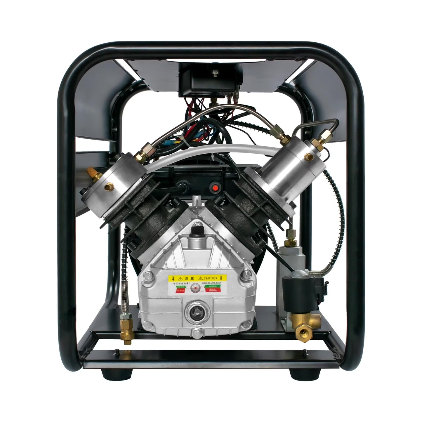 TUXING 4500Psi Pcp Air Compressor Double Cylinder High Pressure Air Compressor Auto Stop and Auto Purge for PCP Rifle Tank Gas Scuba Filling 110V TXED013