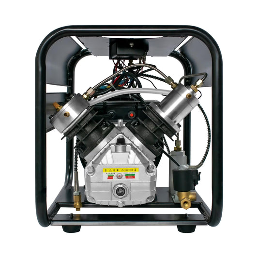 TUXING 4500Psi Pcp Air Compressor Double Cylinder High Pressure Air Compressor Auto Stop and Auto Purge for PCP Rifle Tank Gas Scuba Filling 110V TXED013