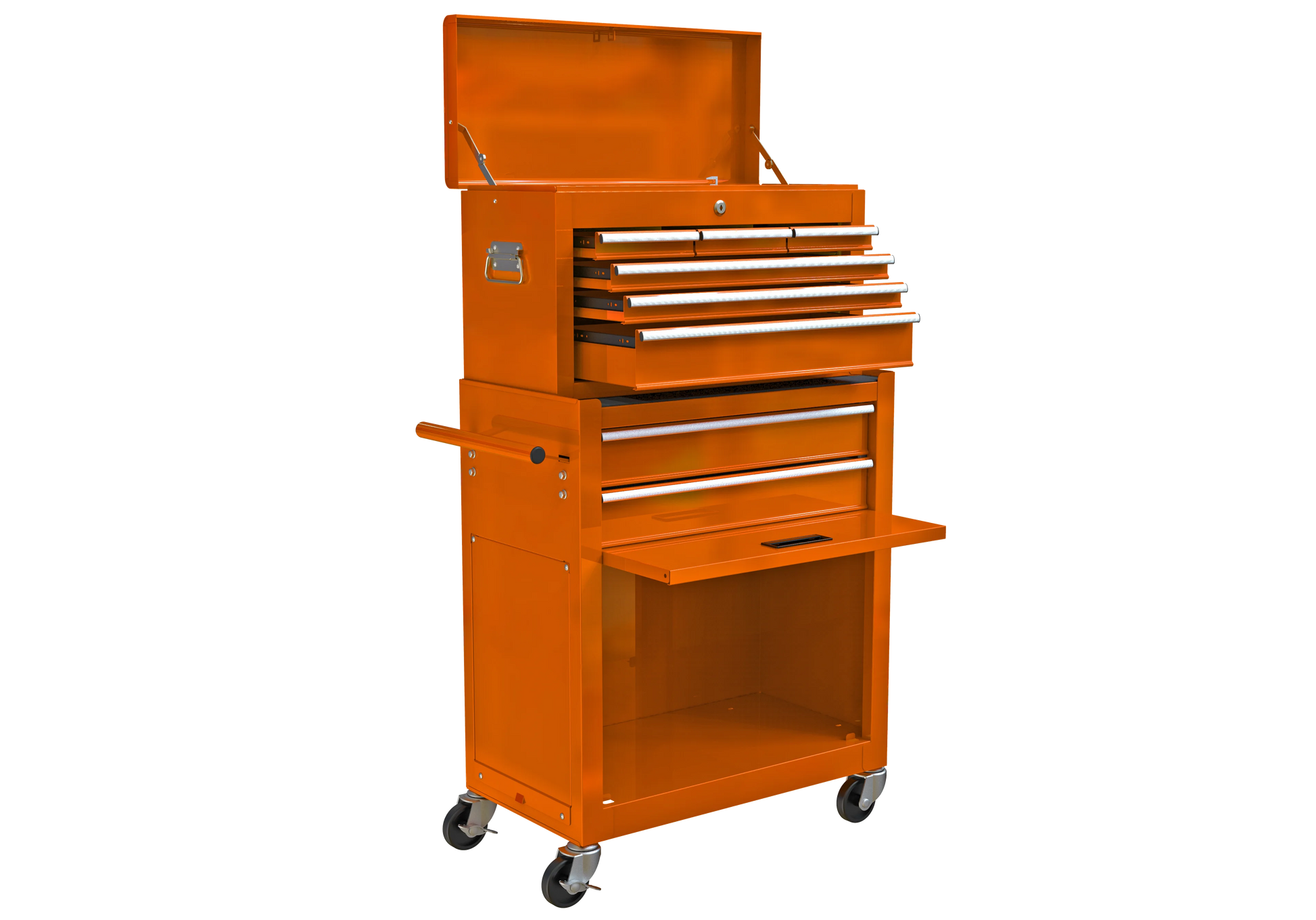 High Capacity Rolling Tool Chest with Wheels and Drawers, 8-Drawer Tool Storage Cabinet