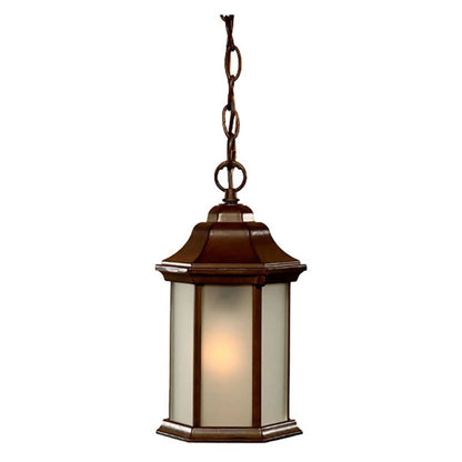 5185BK-Acclaim Lighting-Madison - One Light Outdoor Hanging Lantern - 6 Inches Wide by 12 Inches High