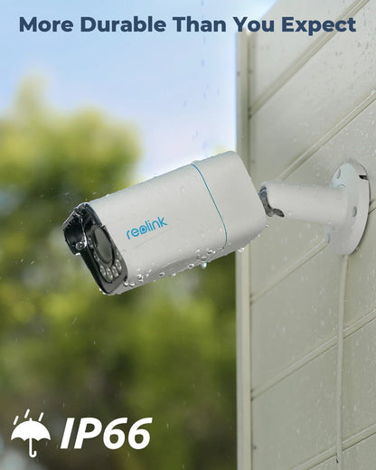 Reolink RLC-811A Zoom 8 Megapixels Outdoor Security PoE IP Camera with Vehicle Detection