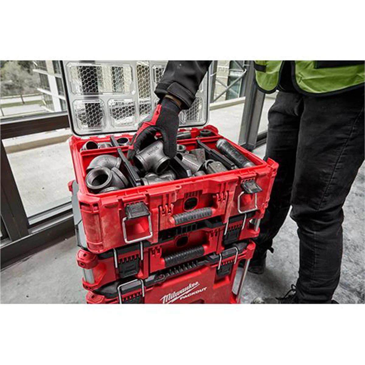 Milwaukee 48-22-8432 PACKOUT Deep Organizer with Clear Lid