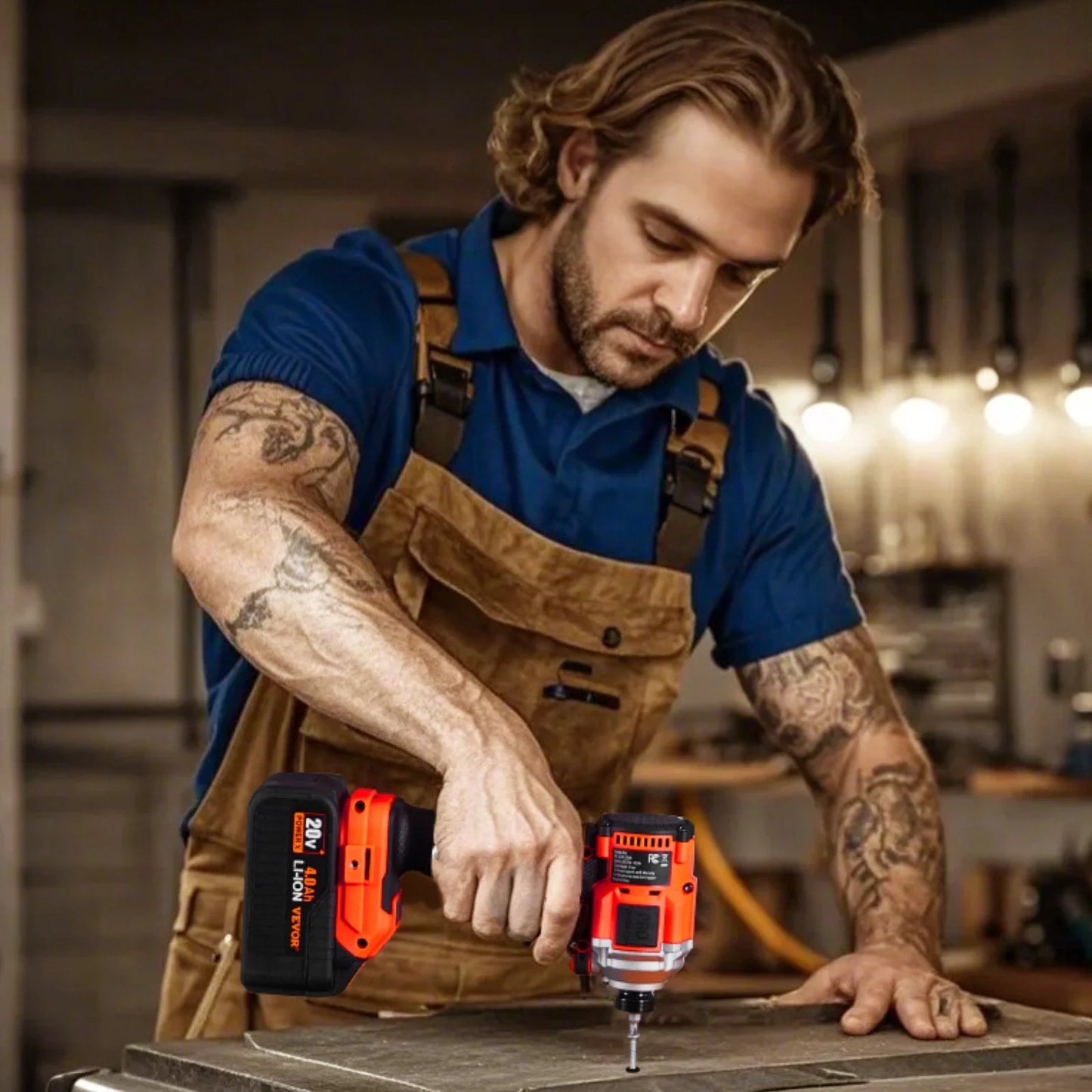 Tool Combo Kit 20V Brushless 5-Tool Cordless Power Tool Combo Kit with Batteries