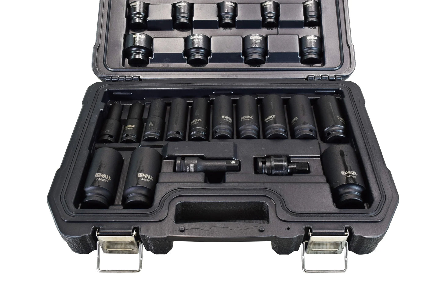 Dewalt Dwmt19244, 1/2-inch Oxide Finish Impact Socket Wrench & Set, 28 Pieces