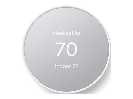 Google Nest Thermostat - Smart Programmable Wi-Fi GA01334-US - Snow