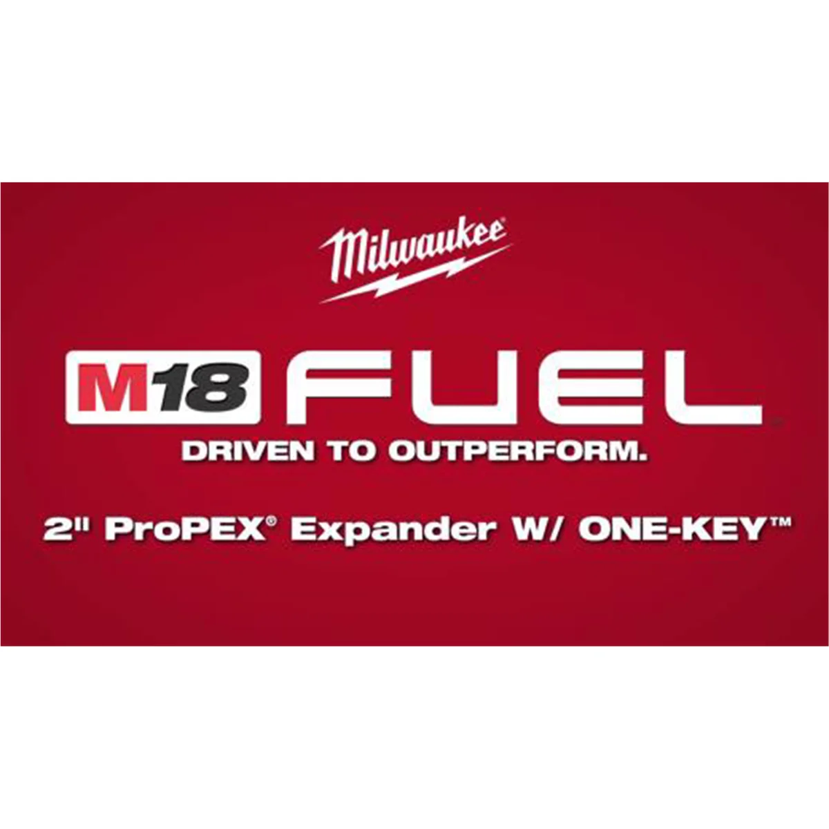Milwaukee Tool M18 FUEL 2" ProPEX Expander Kit w/ONE-KEY with 1 1/4"-2" Expander Heads