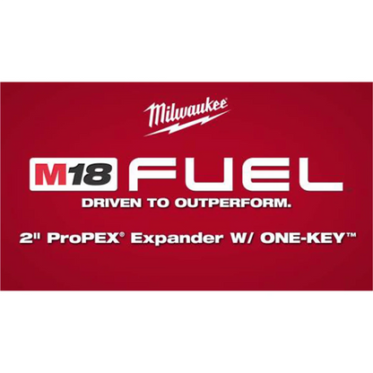 Milwaukee Tool M18 FUEL 2" ProPEX Expander Kit w/ONE-KEY with 1 1/4"-2" Expander Heads