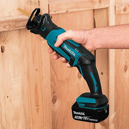 Makita LXT Cordless Compact Recipro Saw Kit 5.0Ah Lithium-Ion 18V 0-3000 RPM