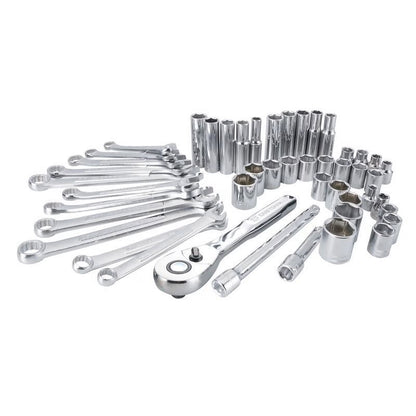 BLACK+DECKER, Finish Mechanic Socket Wrench & Set,47 Piece