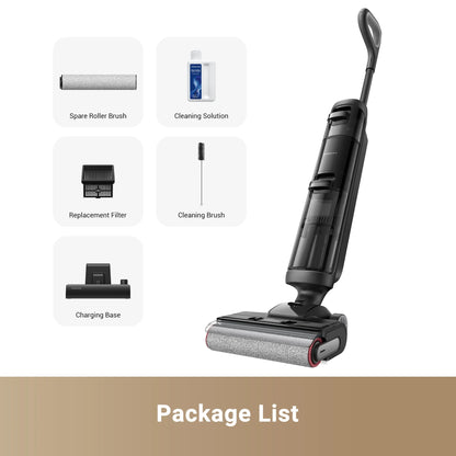 Dreame Cordless Wet/Dry Vacuum Cleaner, Dual-Edge Brushes, 600ml water tank, Self-Propulsion, K20