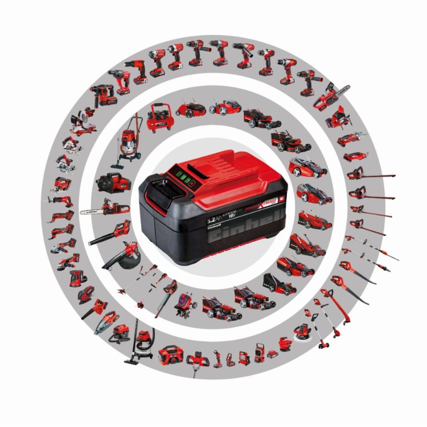 Einhell TE-CD 18/2 Li 18-Volt Power X-Change Cordless Drill Workshop Power Tool Kit, 3/8-Inch, W/1.5-Ah Battery