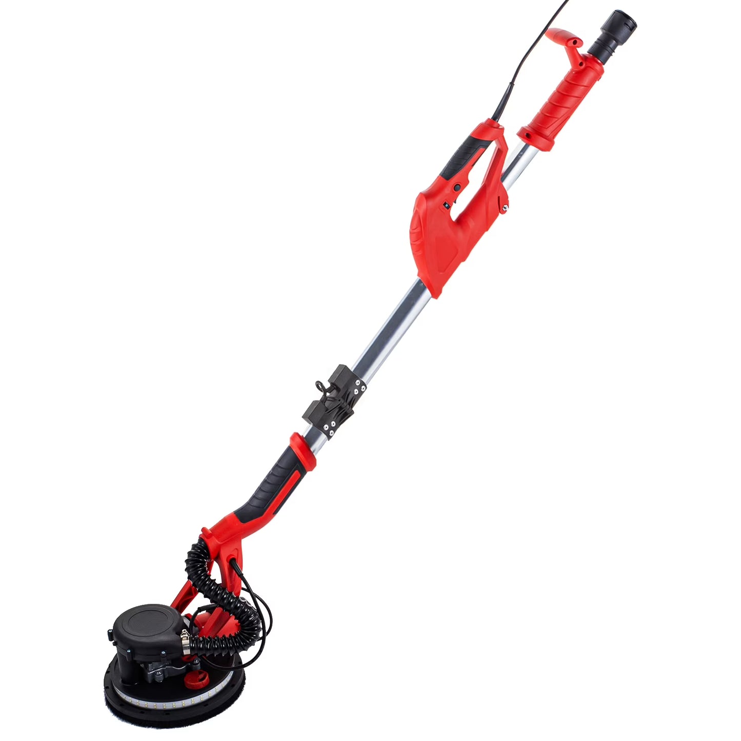 KFFKFF Drywall Sander 850W, Power-Driven Wall Smoother, Adjustable Speed 800-1750 RPM, Collapsible Plasterboard Smoother, with Extendable Handle, Power Smoother